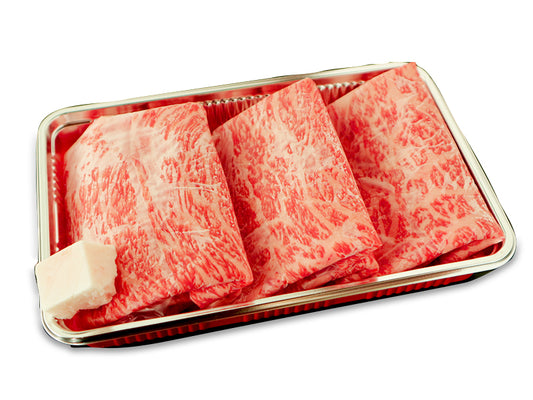 【自宅用】500g(3~4人前)黒毛和牛モモすきやき/しゃぶしゃぶ用《キャンペーン価格!》